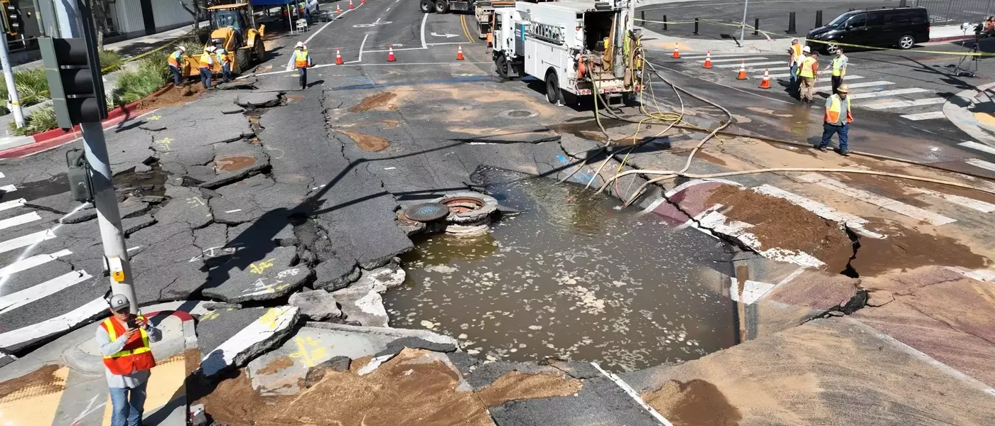 West Hollywood Faces Major Disruptions After Historic Water Main Burst