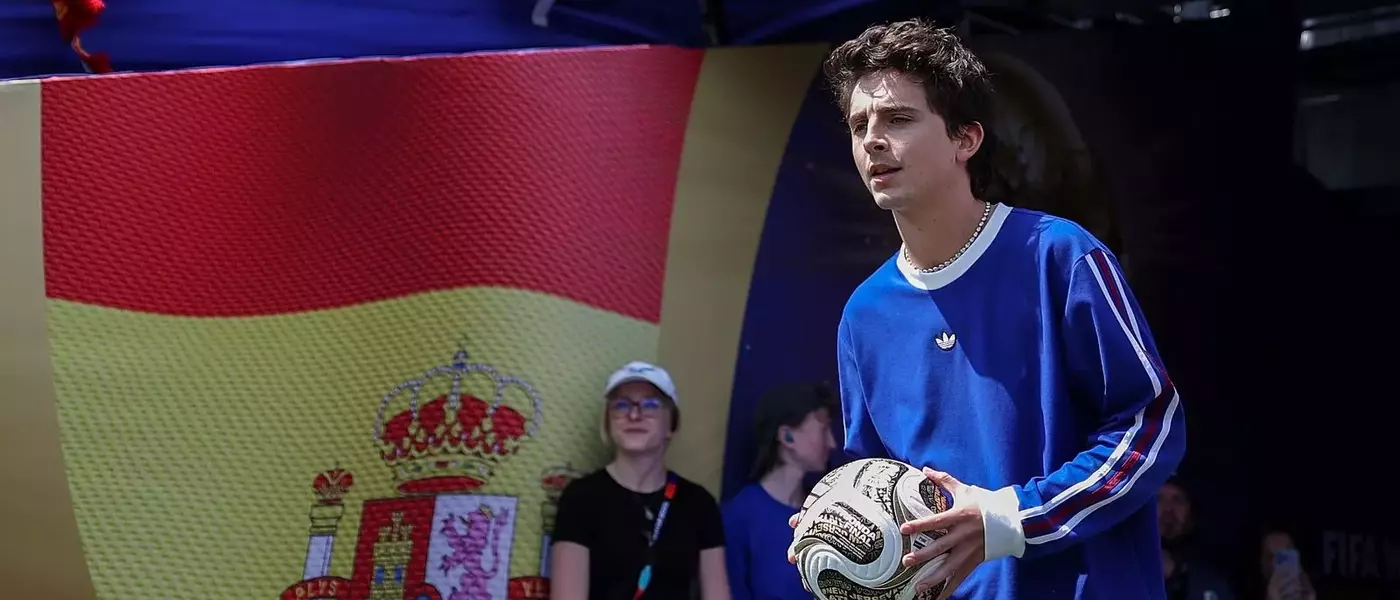 Timothée Chalamet Champions Adidas Samba's Return at World Cup Final