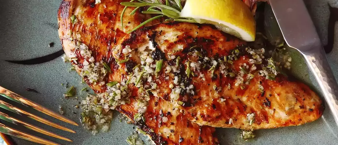 Rapid Grilled Chicken Cutlets with Herb-Citrus Dressing