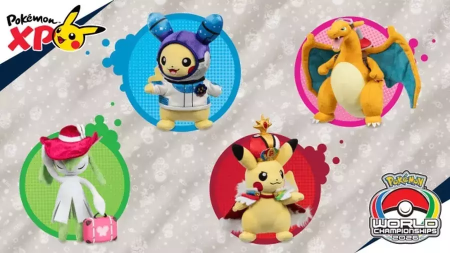 Exclusive Pokémon Plushies Unveiled for World Championships and PokémonXP Event