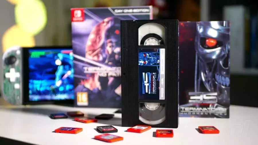 Retro Fighters Unveils Terminator 2-Themed VHS Case for Switch Games