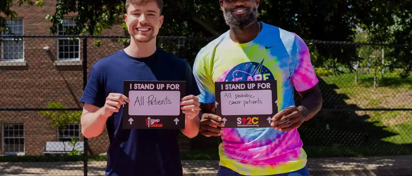 MrBeast and LeBron James Join Forces for Pediatric Cancer Campaign