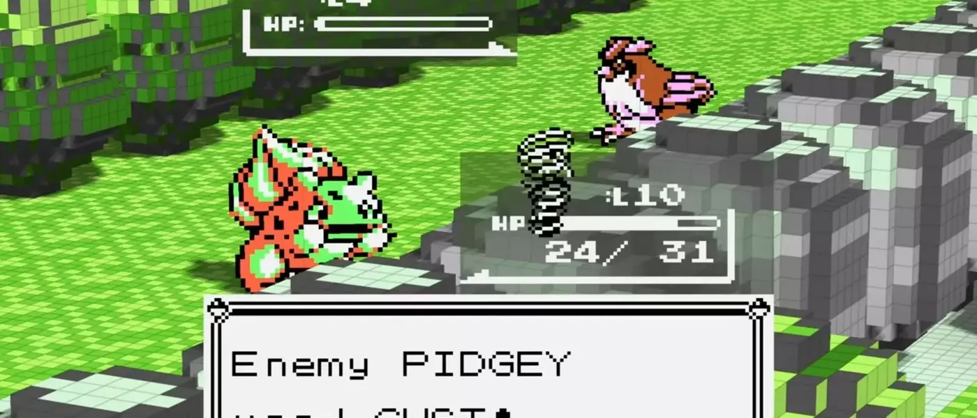 Pokémon Red and Blue Fan Mod Revolutionizes Classic Visuals with Voxel Art