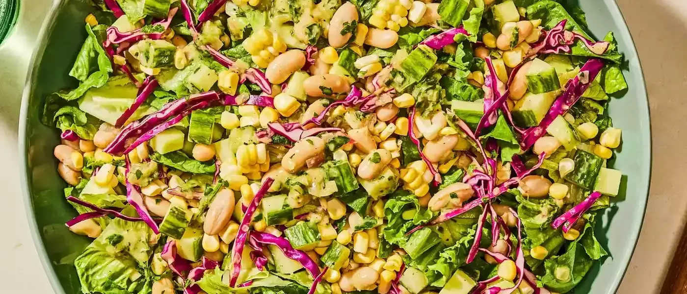 Refresh Your Plate: A Vibrant Cucumber, Corn, and White Bean Salad