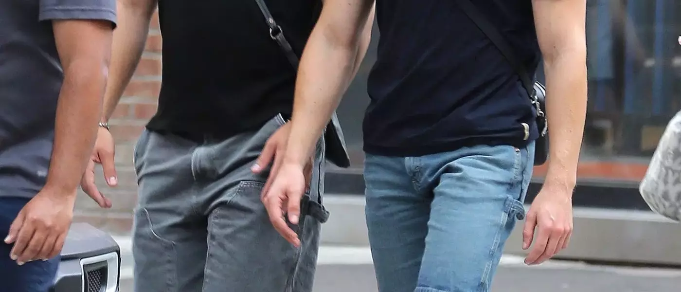 Co-Stars Hudson Williams and Connor Storrie’s Synchronized Toronto Street Style
