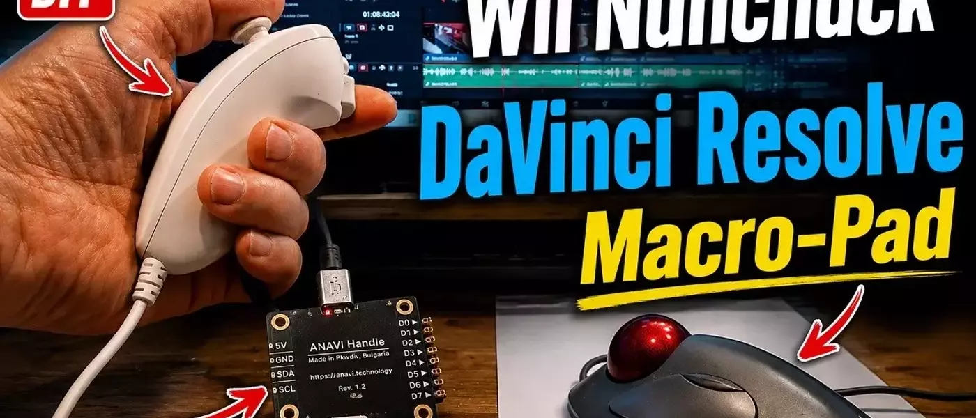 Wii Nunchuk Transforms into Ergonomic Video Editing Tool