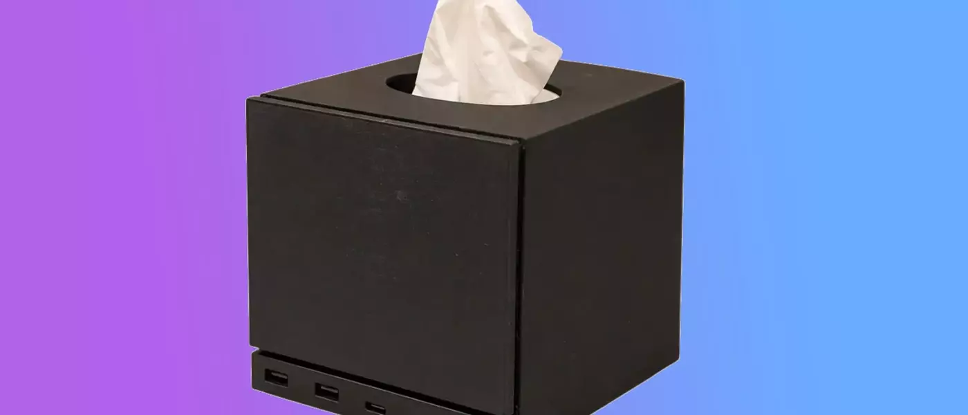 Steam Machine Design Inspires Unique Tissue Box