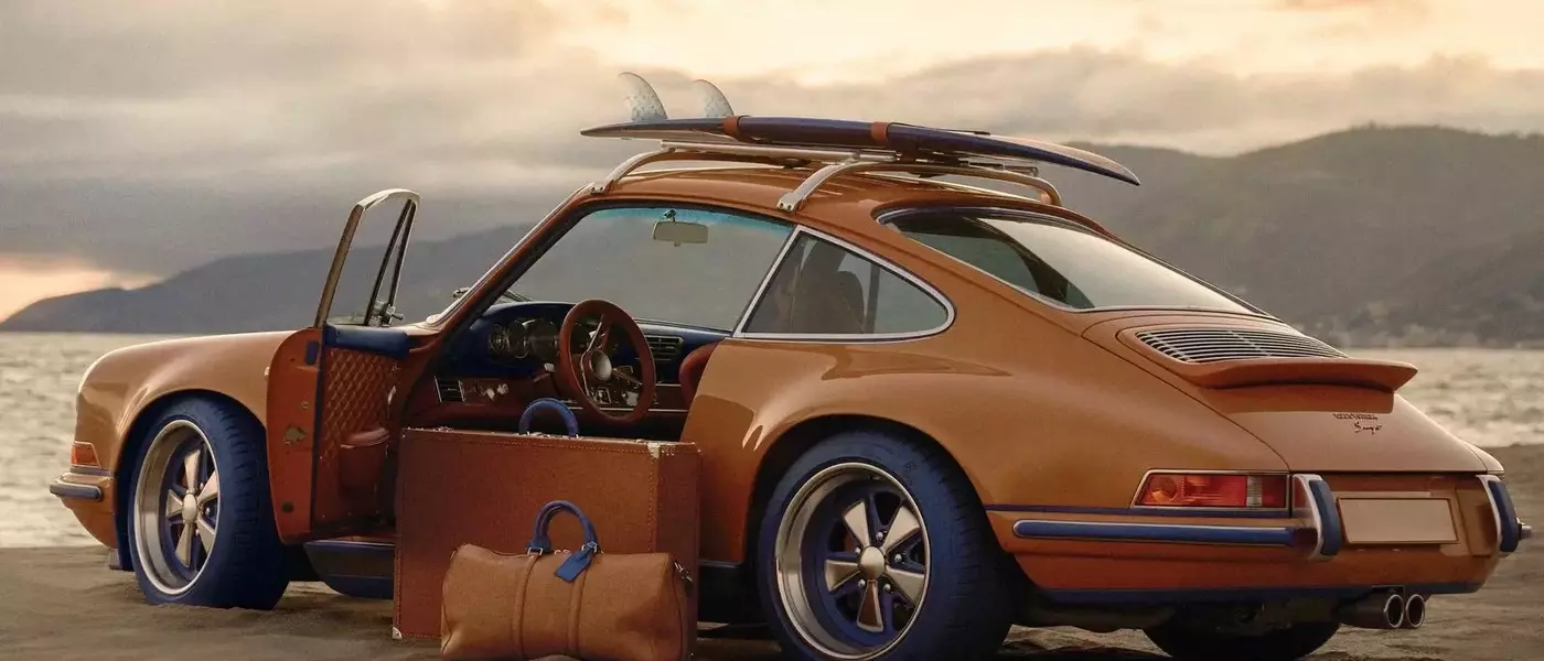Louis Vuitton's Inaugural Automotive Collaboration with Singer Transforms Iconic Porsche 911s