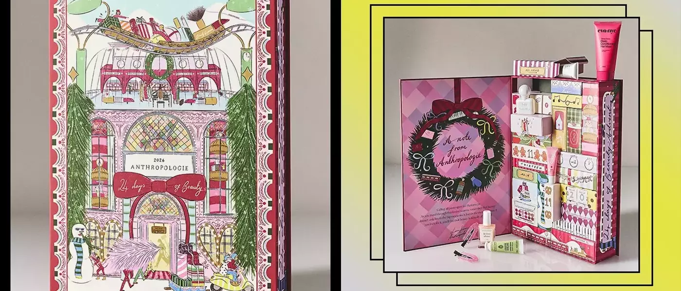 Anthropologie's Popular Beauty Advent Calendar Unveils 2026 Collection