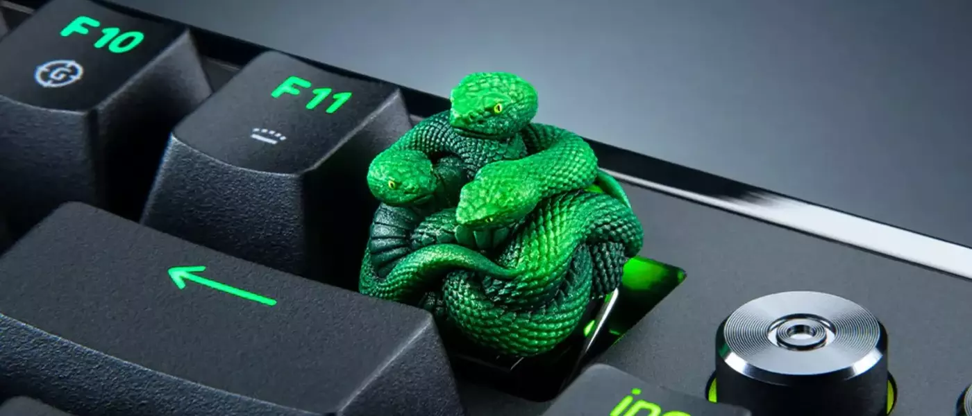 Razer's New Artisan Keycap: A $90 Statement Piece or Just a Snake?