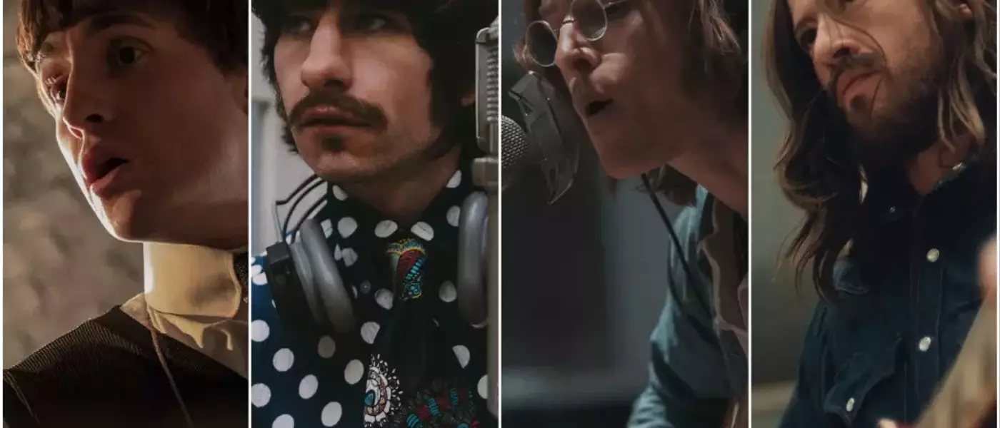 Beatles Biopic Cast Recreates Iconic Abbey Road Album Cover