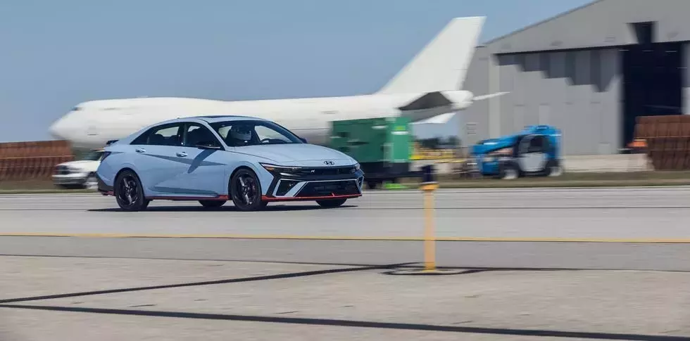 2026 Hyundai Elantra N Dual-Clutch Automatic Excels in 0-150-0 MPH Challenge