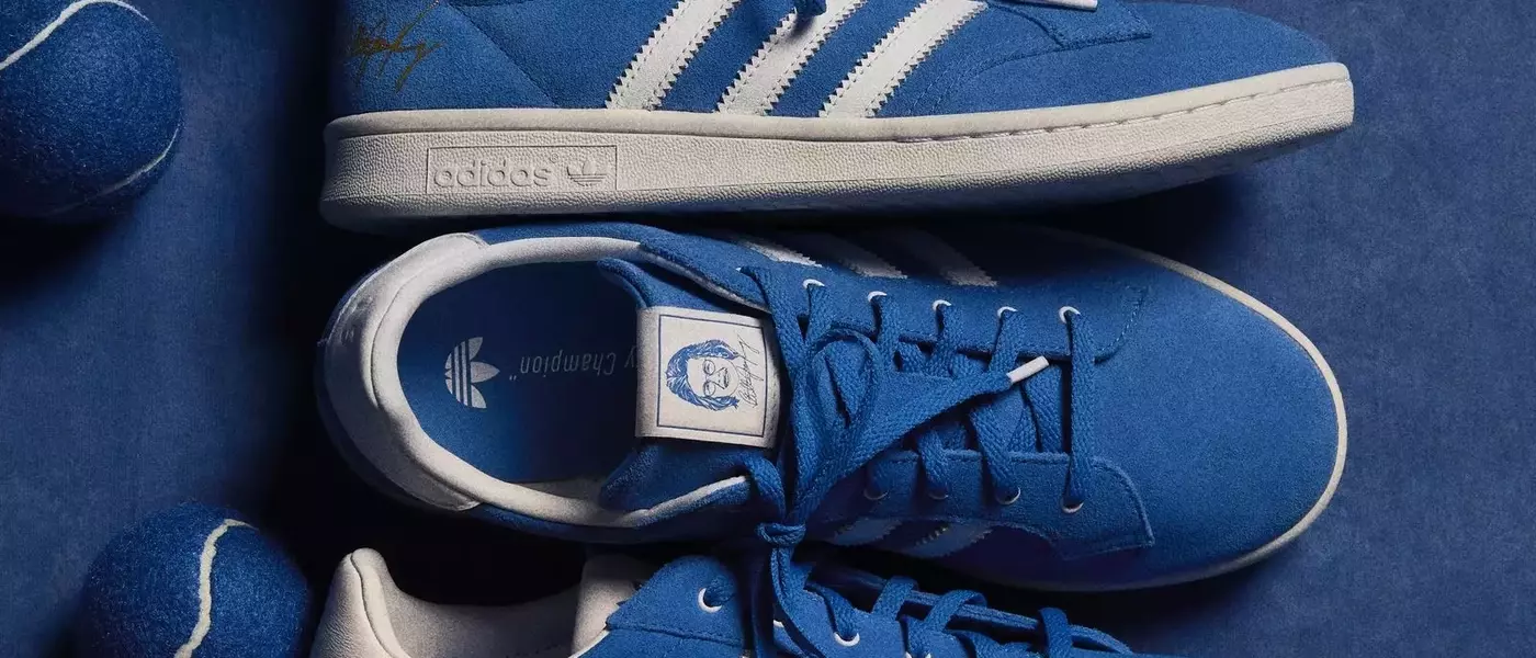 Adidas Revives Billie Jean King's Iconic Blue Suede Tennis Shoes