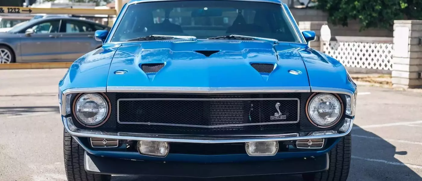 A Rare 1970 Acapulco Blue Shelby Mustang GT350 with Low Mileage Goes Up for Auction