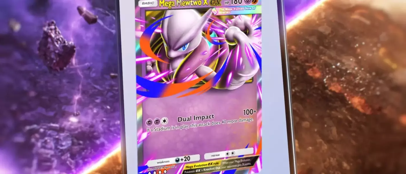 Dual-Type Cards and Mega Mewtwo X Ex Arrive in Pokémon TCG Pocket This October
