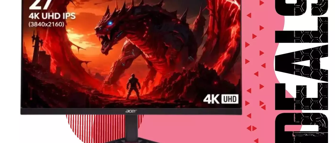 Unbeatable Value: Acer Nitro VG270K L1 4K Gaming Monitor for $160