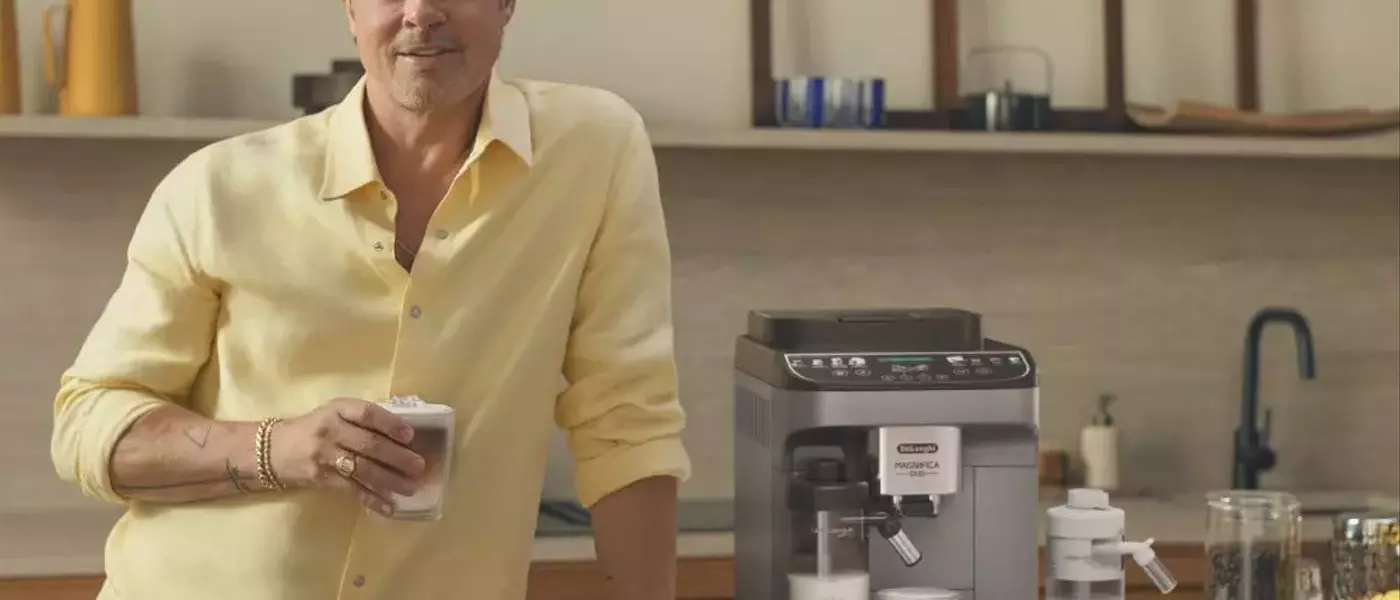 Brad Pitt's Canine Conversations in De'Longhi Espresso Ad