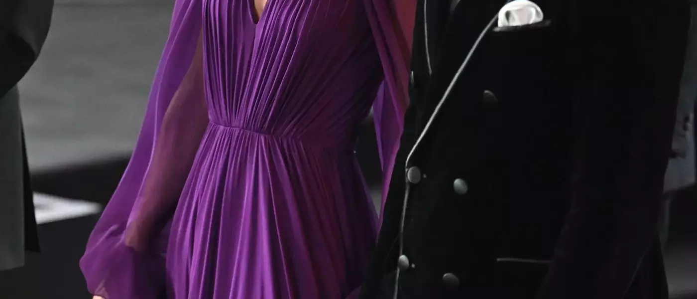 Royals Attend 'Digger' Premiere, Princess Kate Dazzles in Purple