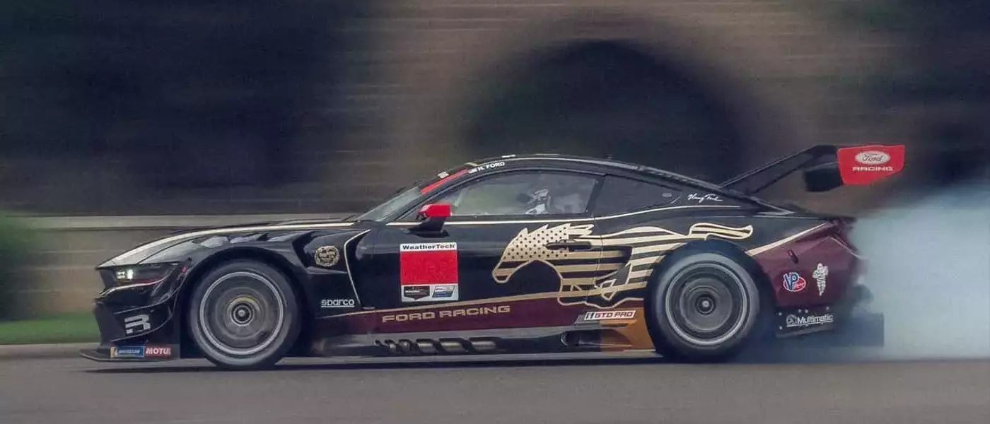 Ford Mustang GT3s Honor Historical 'Sweepstakes' Racer with Special Livery