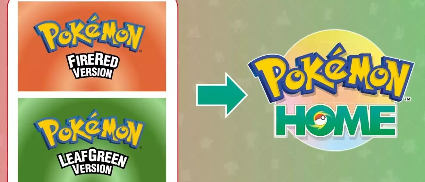 Pokemon HOME Update Introduces FireRed and LeafGreen Compatibility