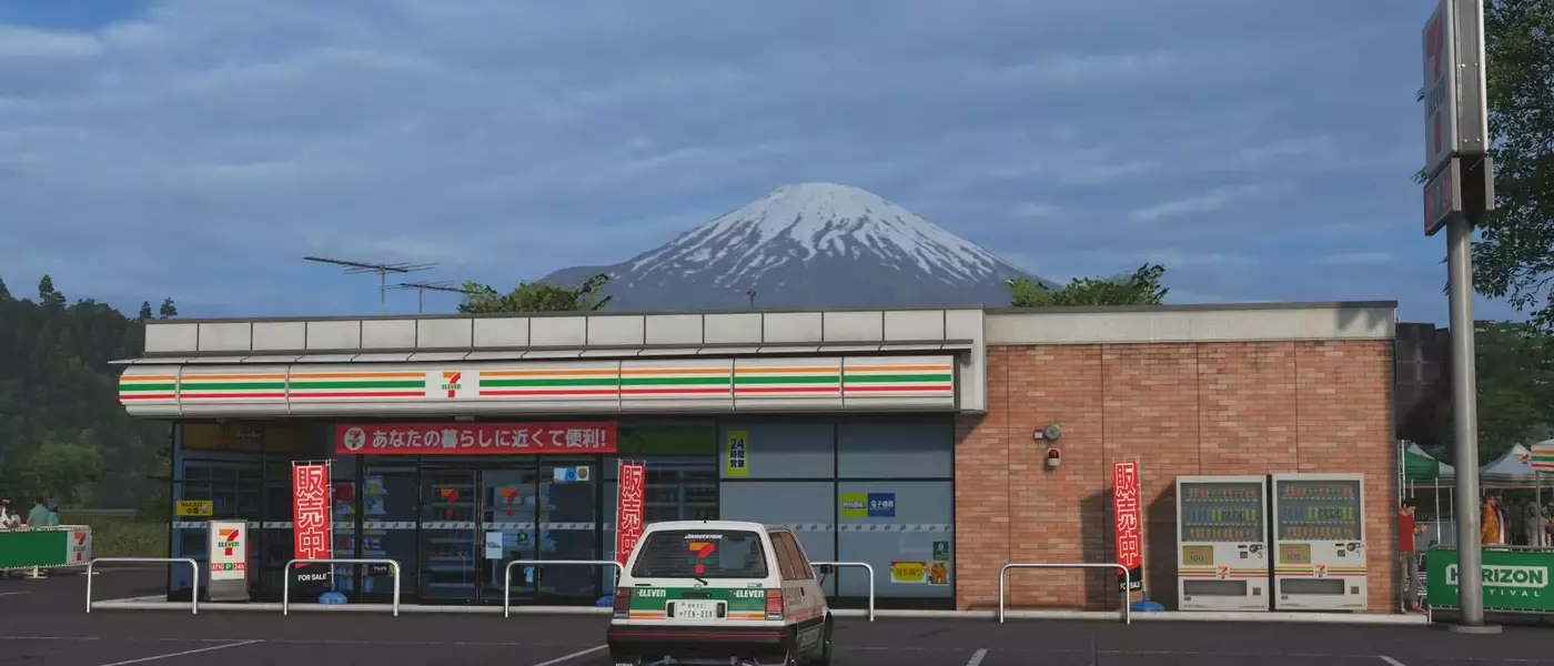 Locating the 7-Eleven Store in Forza Horizon 6