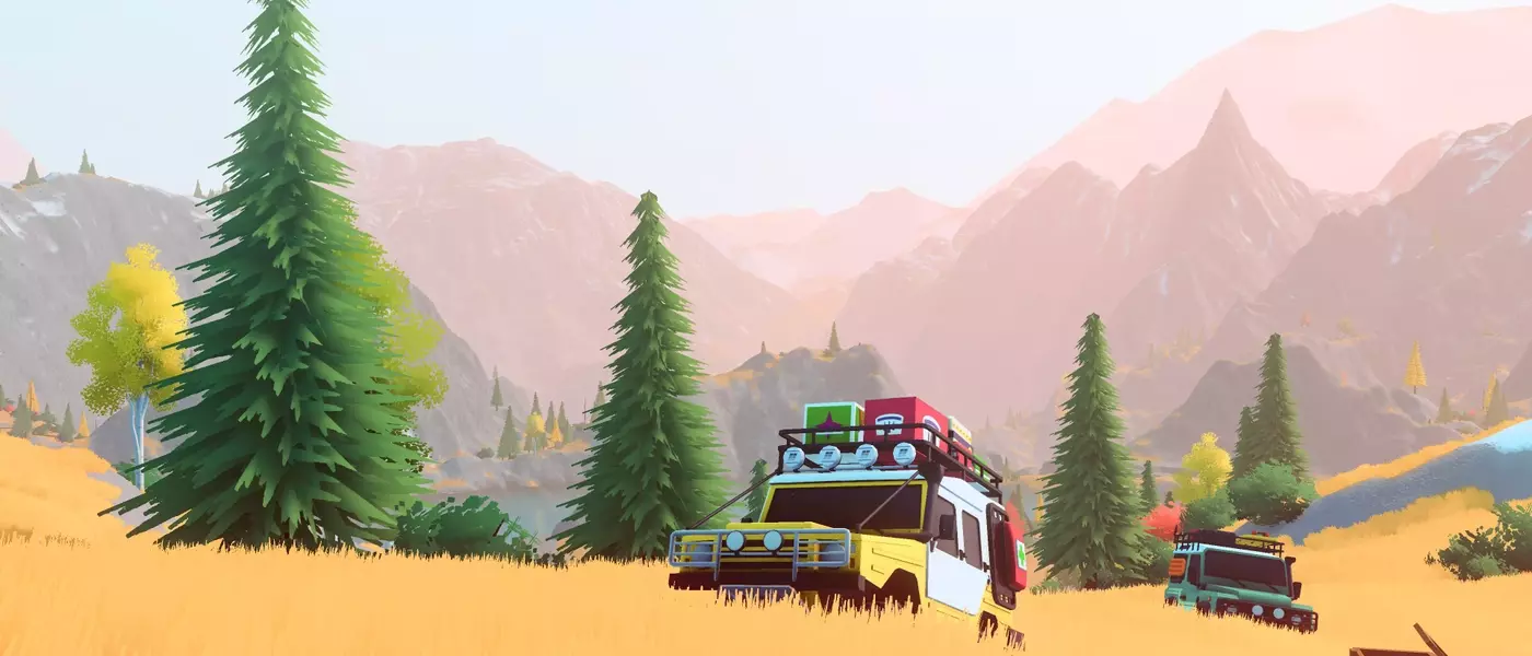 Over The Hill: A Serene Off-Road Driving Experience