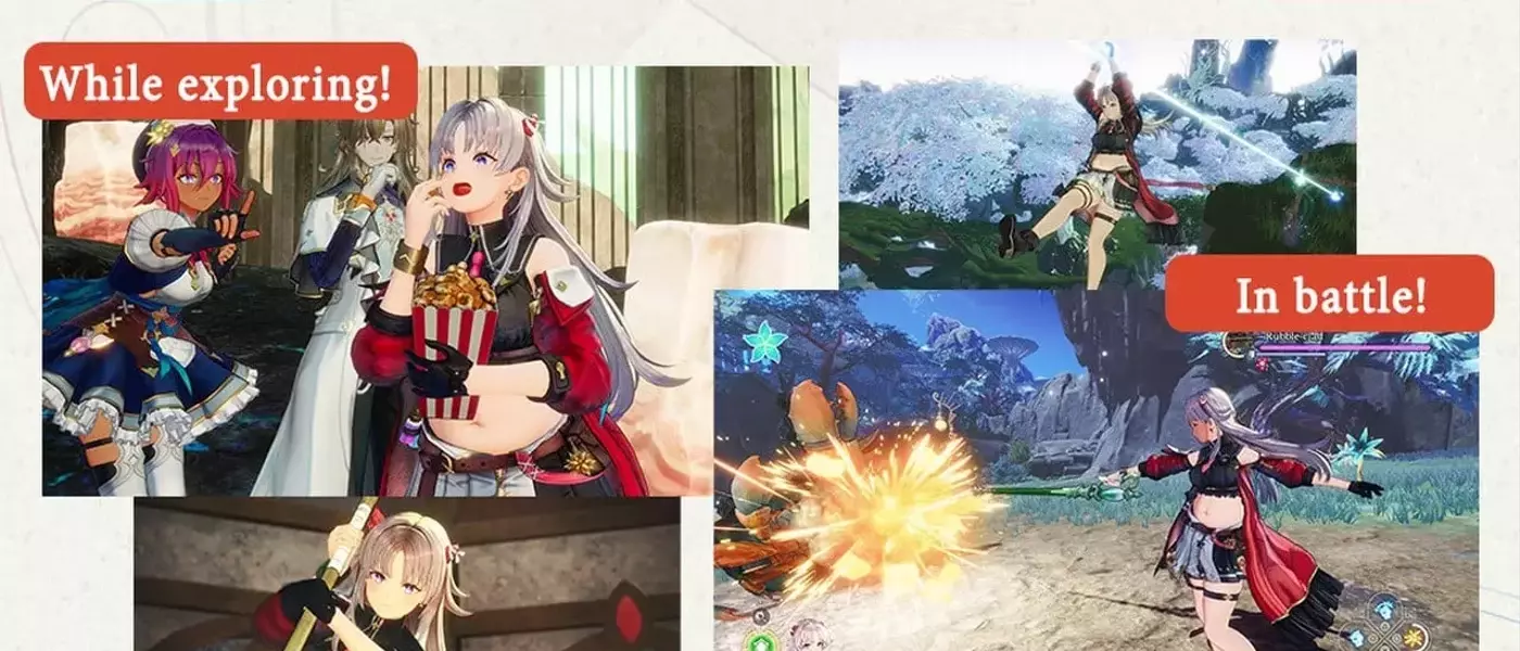 Atelier Karia: Character's Body Shape Changes Based on Diet