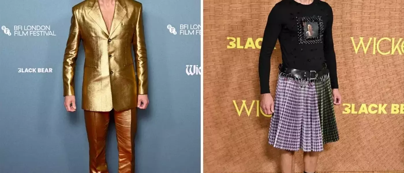 Alexander Skarsg￥rd's Bold Fashion Choices for "Wicker" Premieres