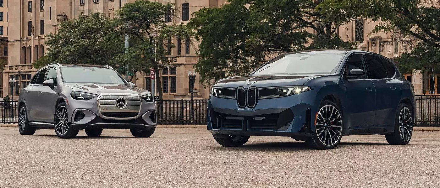 BMW iX3 vs. Mercedes-Benz GLC400: Electric SUV Showdown