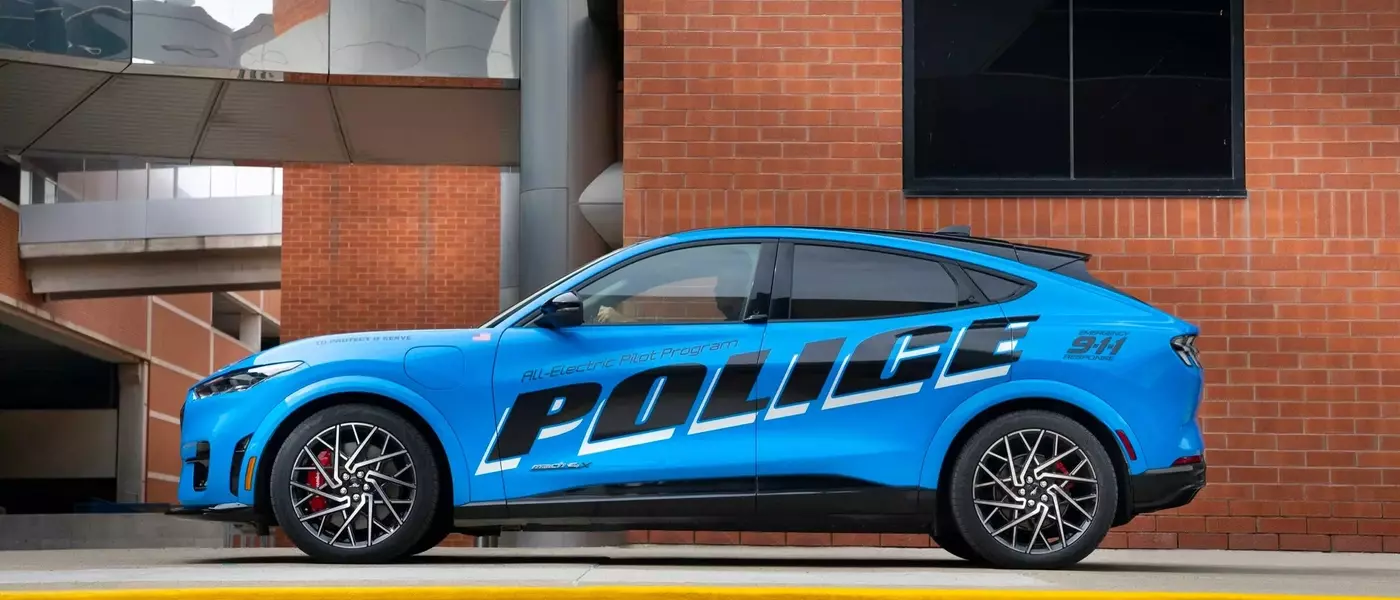 Ford Debuts First Official Police Variant of Mustang Mach-E