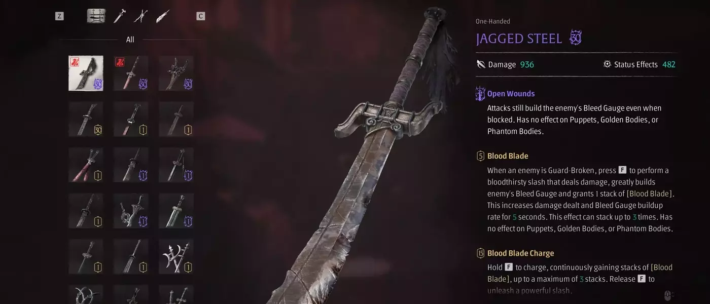 Mastering Early Game with Jagged Steel in Phantom Blade Zero