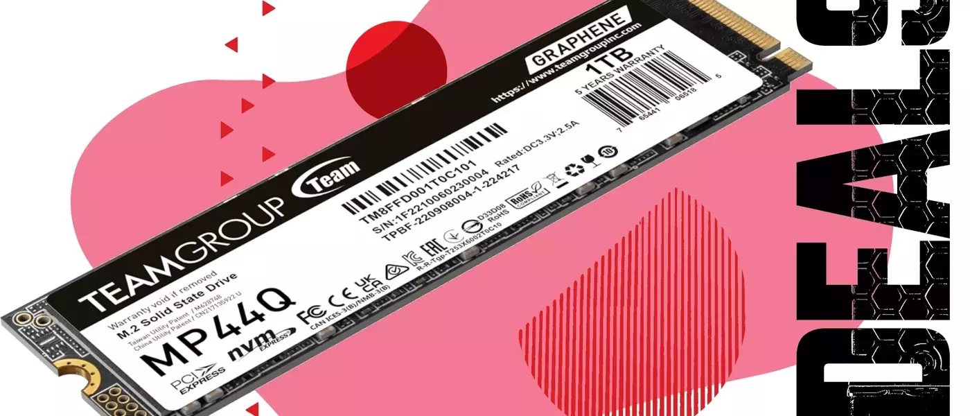 Unbeatable Deal: 1TB Teamgroup MP44Q SSD Drops to Lowest Price Since June