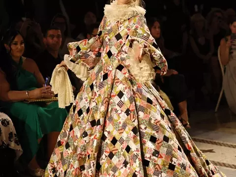 Gigi Hadid Shines in Valentino's Historic Gown at Vogue World: Milan