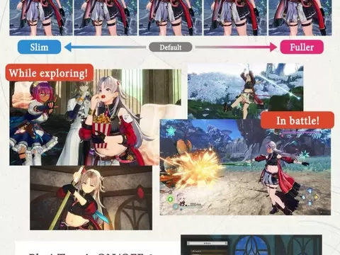 Atelier Karia: Character's Body Shape Changes Based on Diet