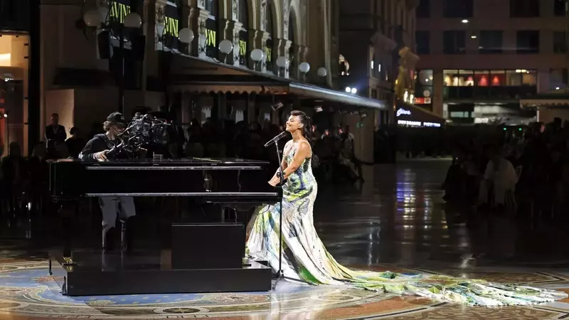 Alicia Keys's Dreamlike Performance at Vogue World: Milano